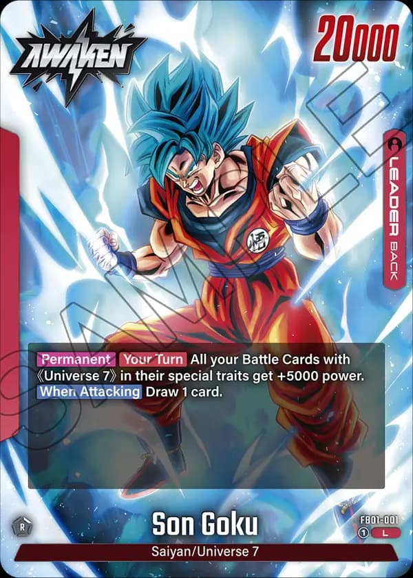 Son Goku — L, FB01 — Back
