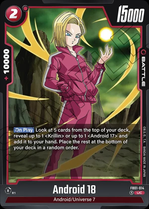 Android 18 — UC, FB01
