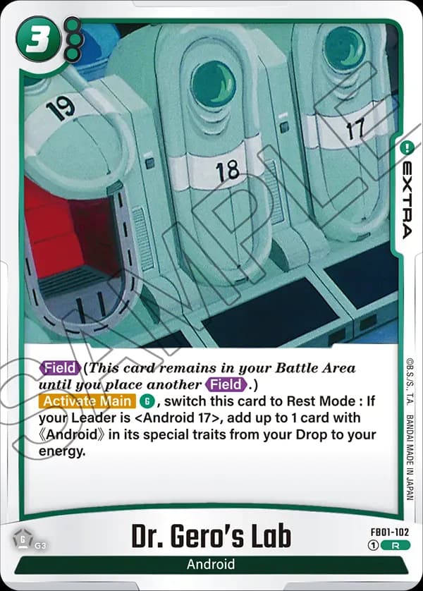 Dr. Gero'S Lab — R, FB01
