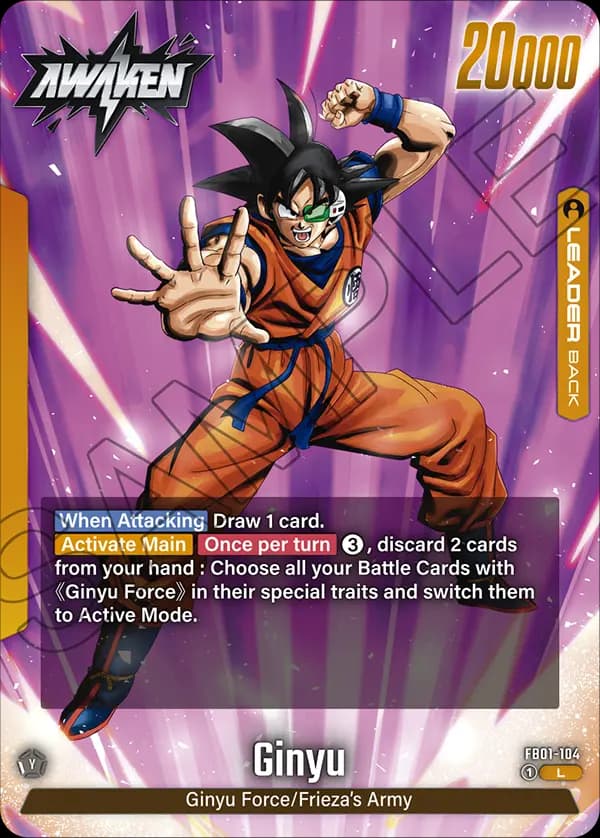 Ginyu — L, FB01 — Back