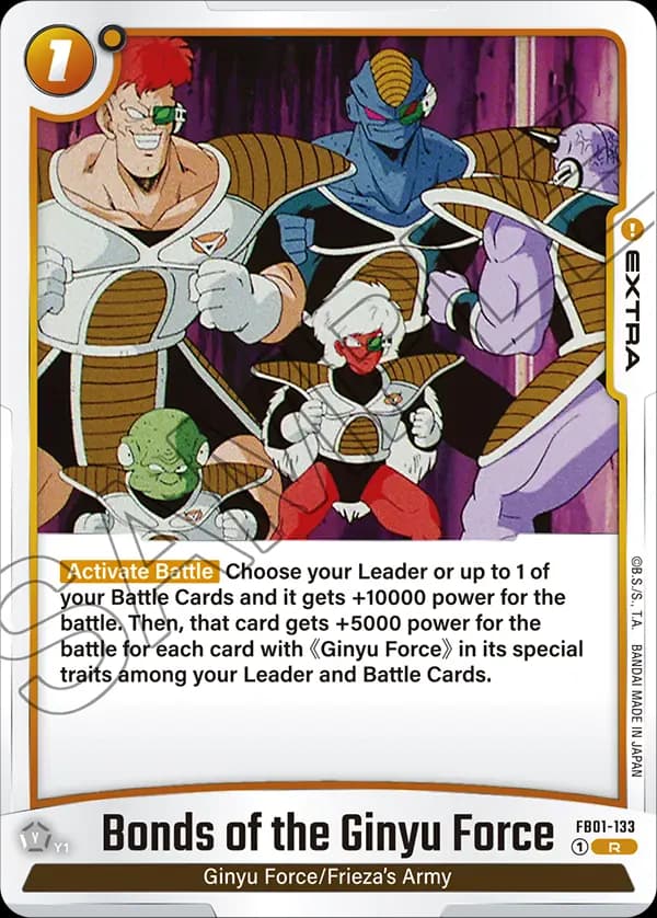 Bonds Of The Ginyu Force — R, FB01