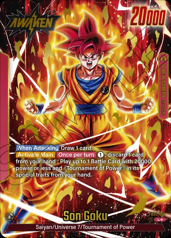 Son Goku — L*, FB02 — Back