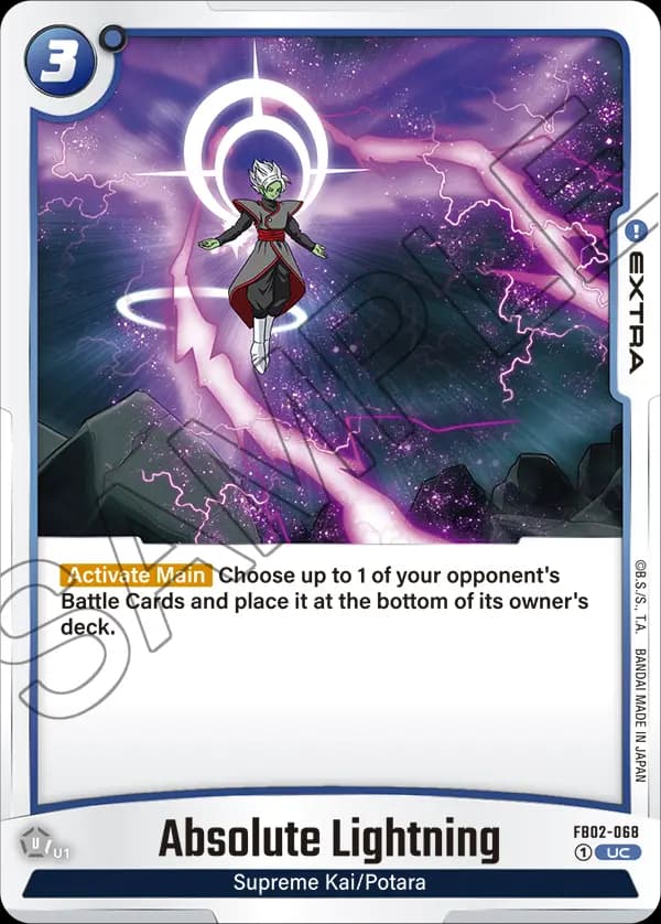 Absolute Lightning — UC, FB02