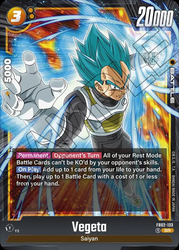 Vegeta — SR, FB02