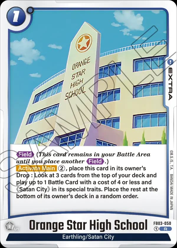 Orange Star High School — R, FB03