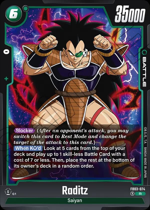Raditz — R, FB03