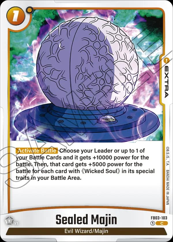Sealed Majin — C, FB03