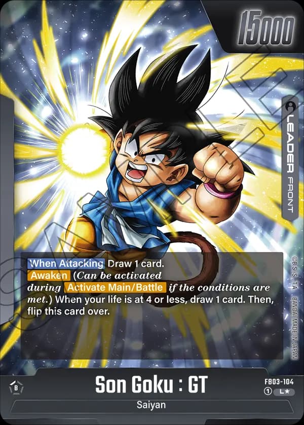 Son Goku : Gt — L*, FB03