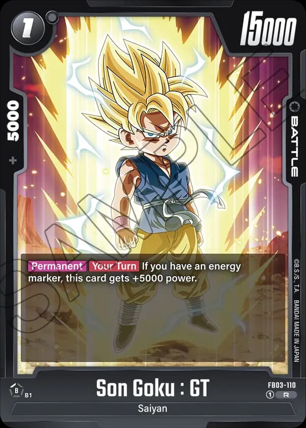 Son Goku : Gt — R, FB03