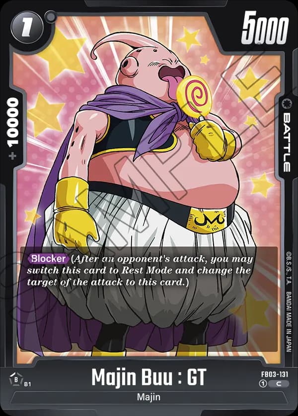 Majin Buu : Gt — C, FB03