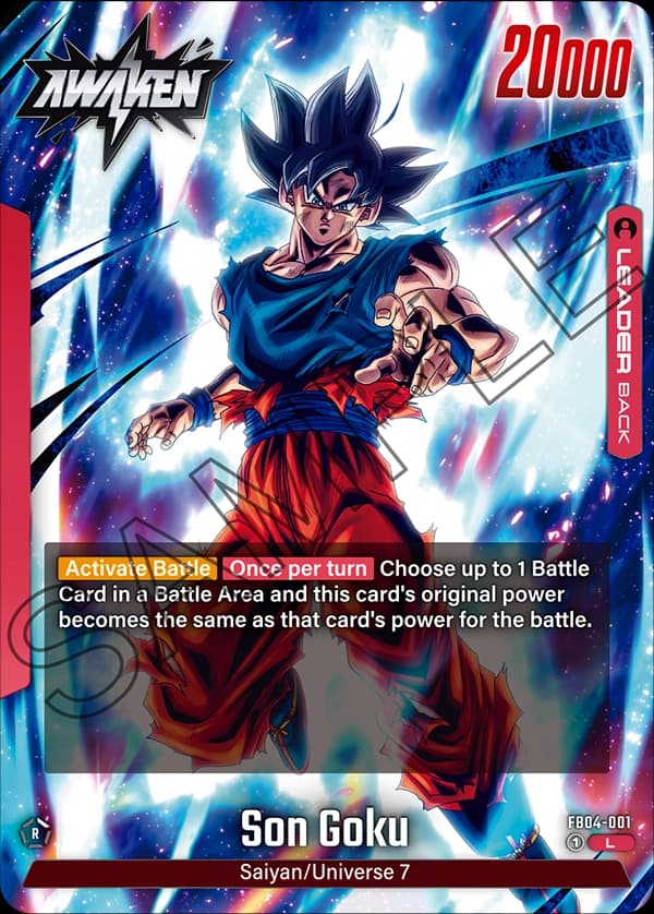 Son Goku — L, FB04 — Verso