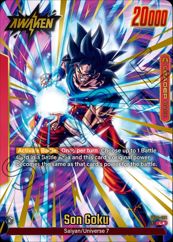 Son Goku — L*, FB04 — Verso
