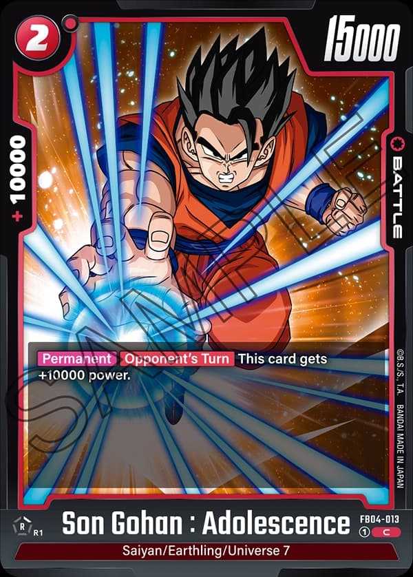 Son Gohan : Adolescence — C, FB04