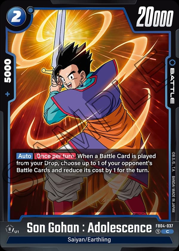 Son Gohan : Adolescence — C, FB04