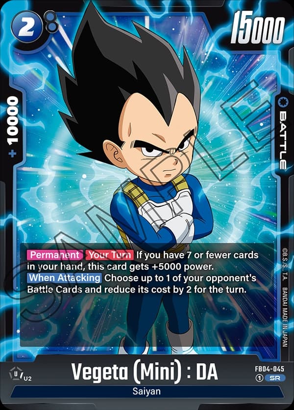Vegeta (Mini) : Da — SR, FB04