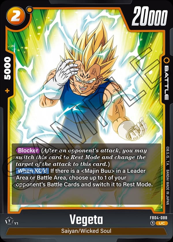 Vegeta — UC, FB04
