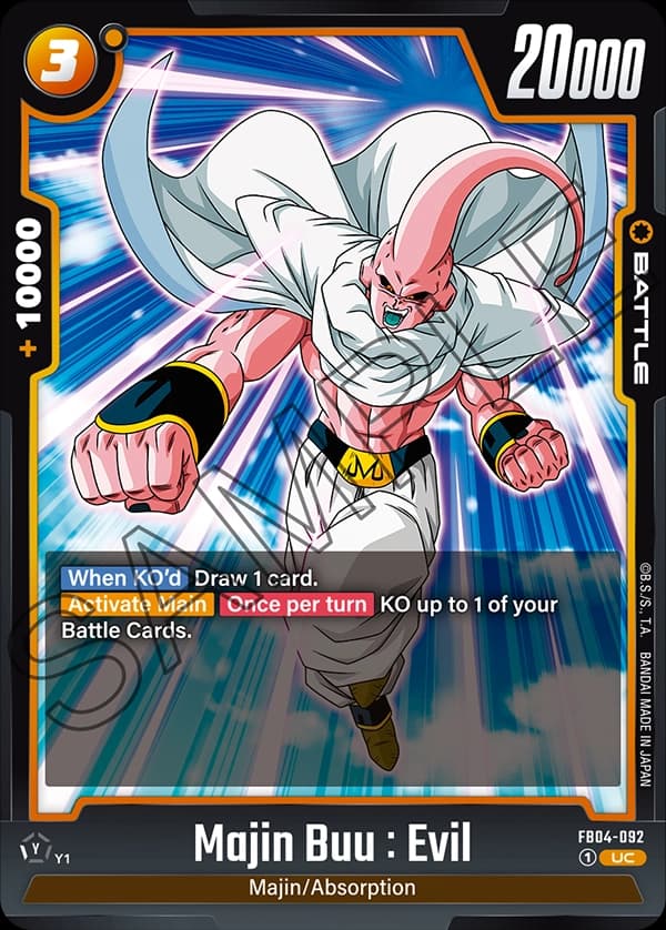 Majin Buu : Evil — UC, FB04