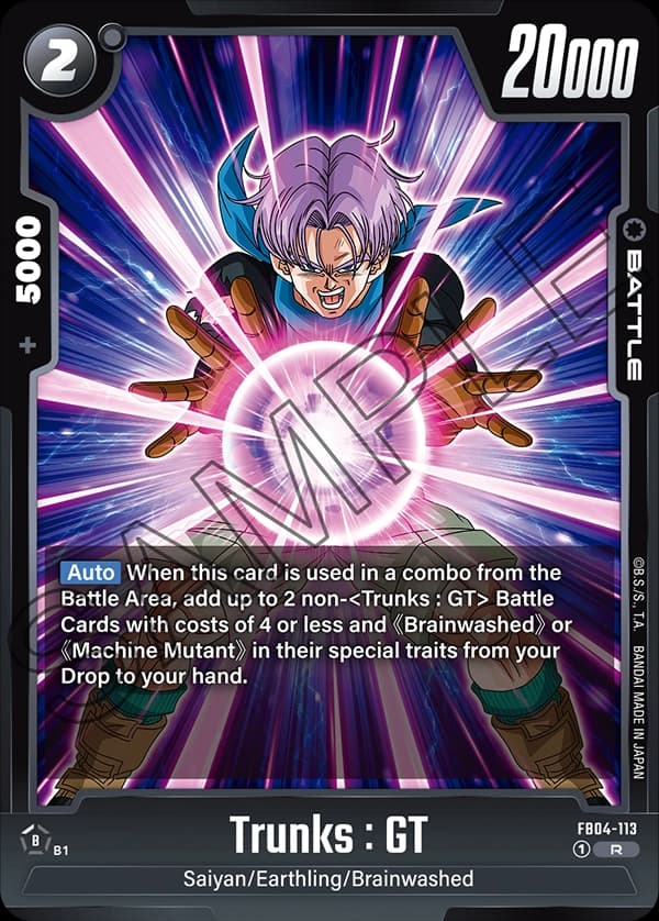 Trunks : Gt — R, FB04