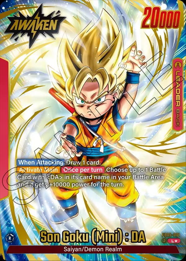 Son Goku (Mini) : Da — L*, FB05 — Verso