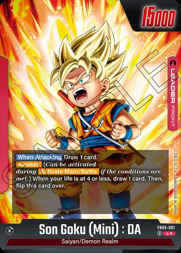 Son Goku (Mini) : Da — L*, FB05