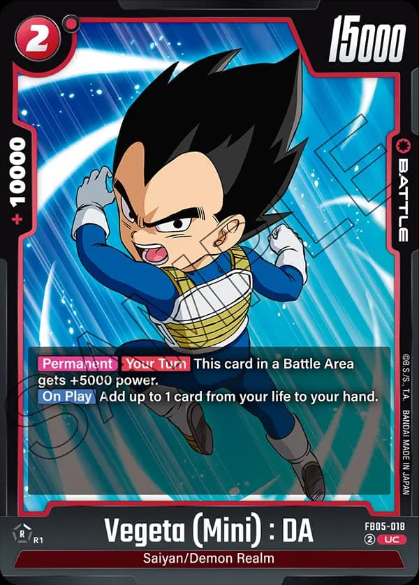 Vegeta (Mini) : Da — UC, FB05