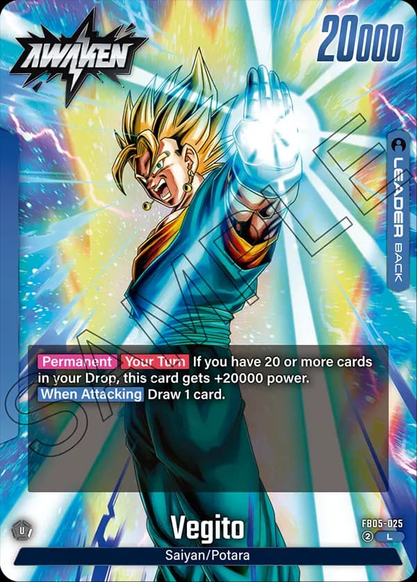 Vegito — L, FB05 — Verso