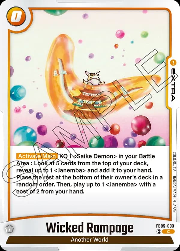 Wicked Rampage — C, FB05
