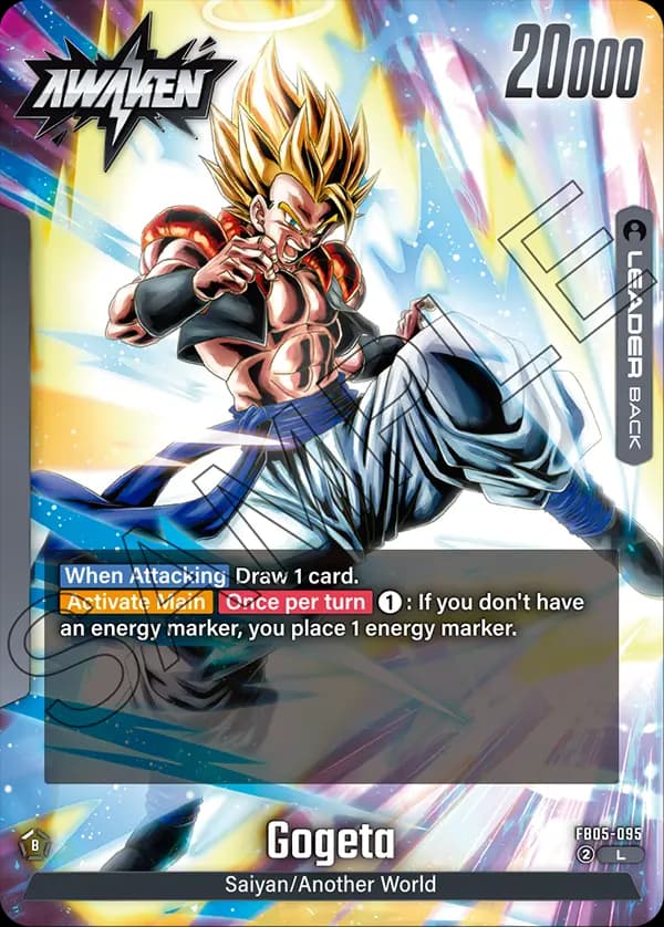 Gogeta — L, FB05 — Verso
