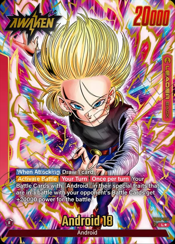 Android 18 — L*, FB06 — Verso