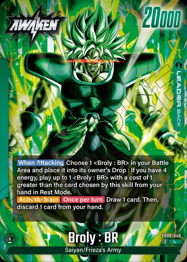 Broly : Br — L, FB06 — Verso