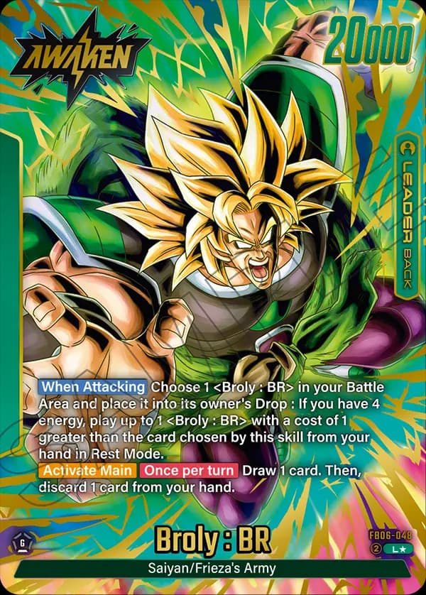 Broly : Br — L*, FB06 — Verso