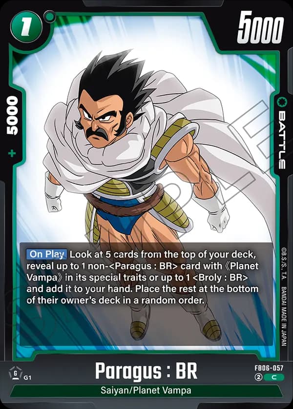 Paragus : Br — C, FB06