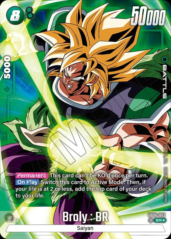 Broly : Br — SR*, FB06