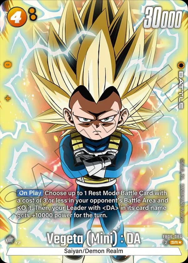Vegeta (Mini) : Da — SR*, FB06