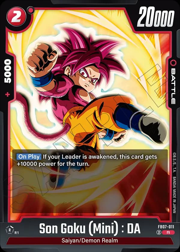 Son Goku (Mini) : Da — R, FB07