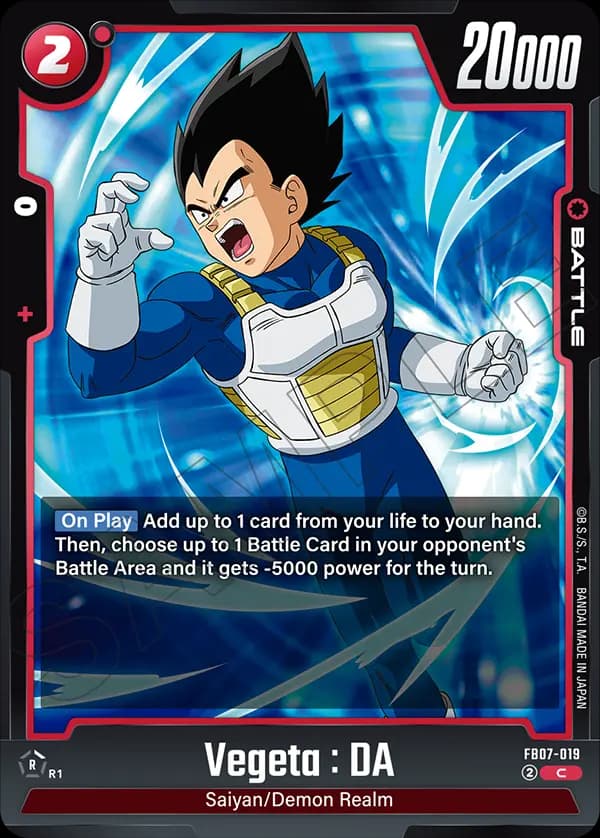 Vegeta : Da — C, FB07