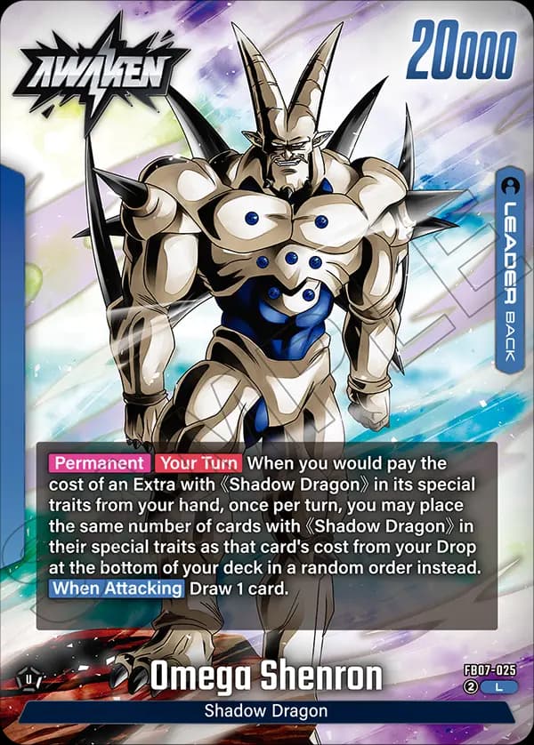 Syn Shenron — L, FB07 — Back