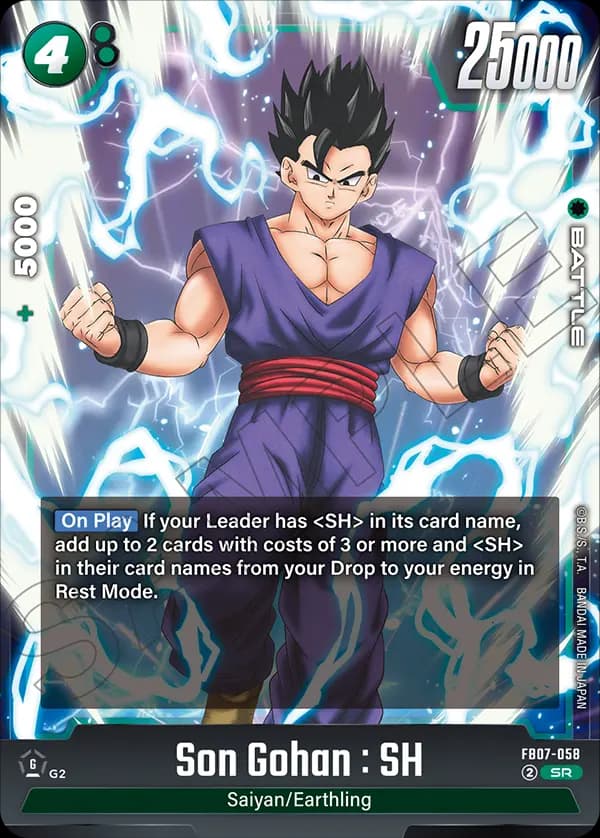 Son Gohan : Sh — SR, FB07