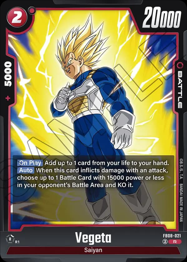 Vegeta — R, FB08