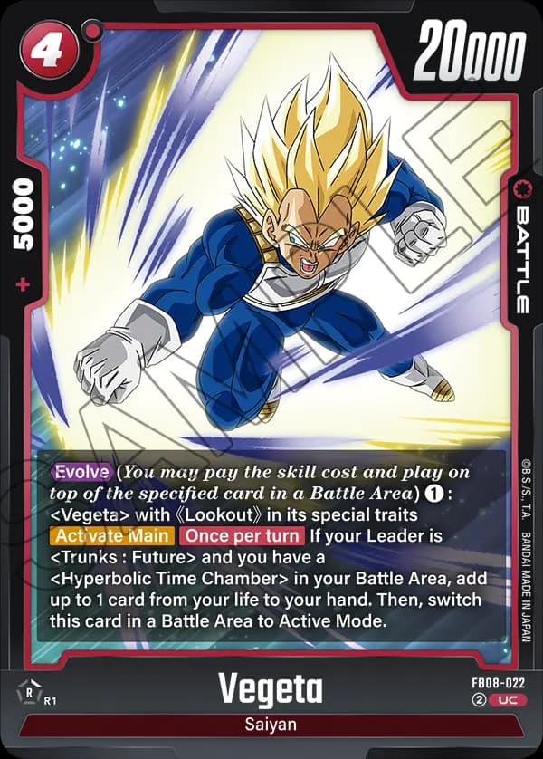 Vegeta — UC, FB08