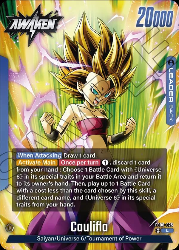 Caulifla — L, FB08 — Verso