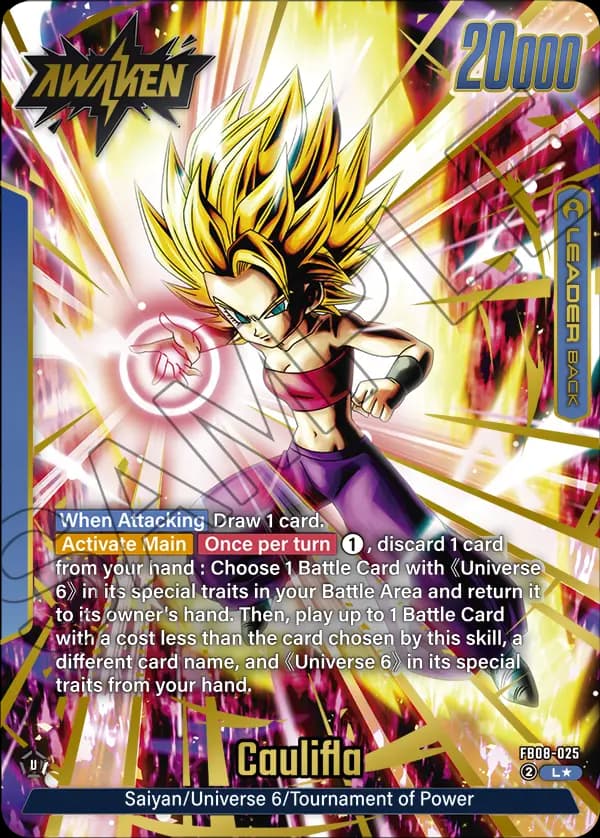Caulifla — L*, FB08 — Verso