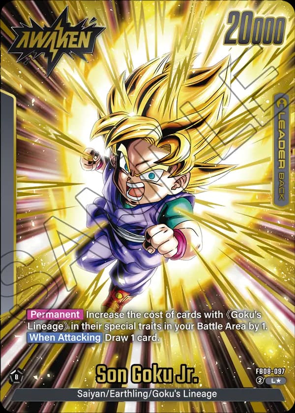 Son Goku Jr. — L*, FB08 — Verso