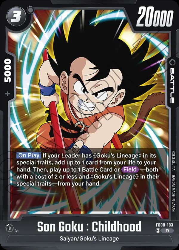 Son Goku : Childhood — R, FB08