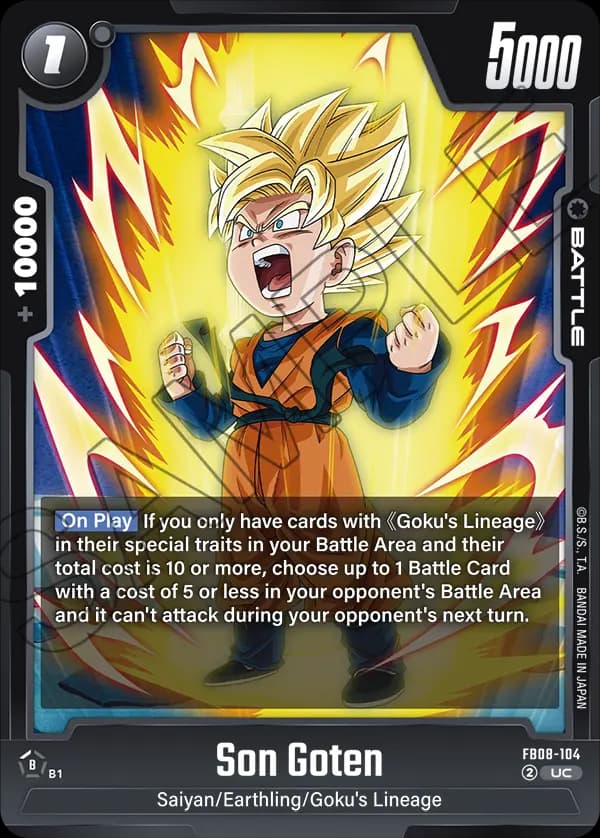 Son Goten — UC, FB08