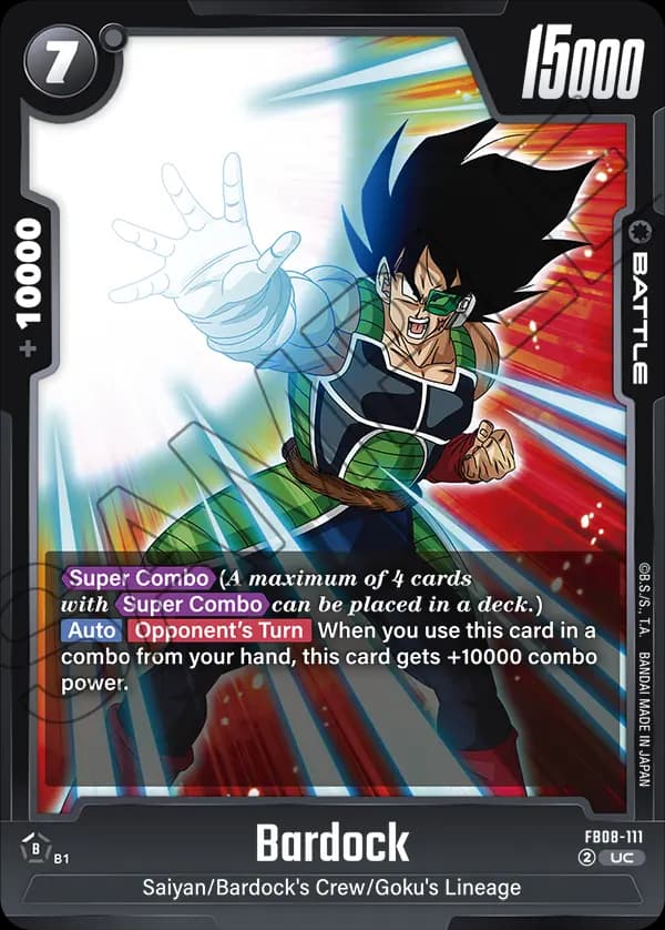 Bardock — UC, FB08