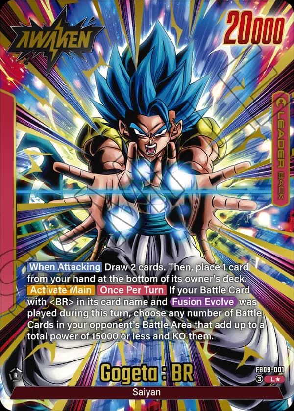 Gogeta : Br — L*, FB09 — Verso