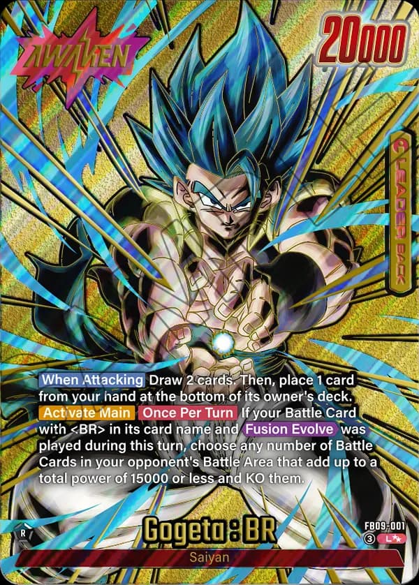 Gogeta : Br — L**, FB09 — Verso