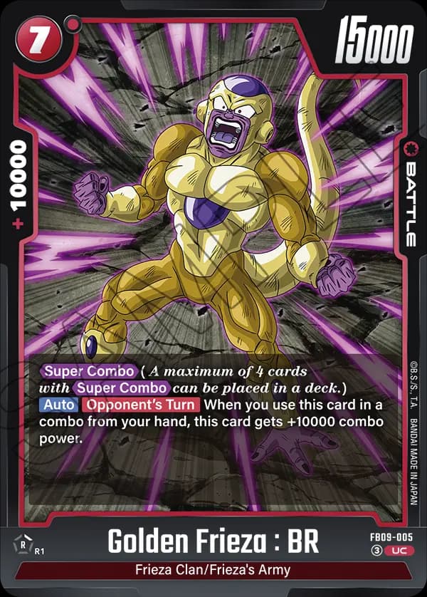 Golden Frieza : Br — UC, FB09