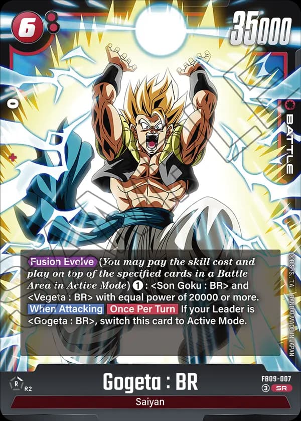 Gogeta : Br — SR, FB09